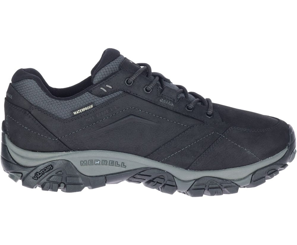 Merrell Sneakers Herre - Moab Adventure Lace Waterproof Wide Width - Sort - SYN106453